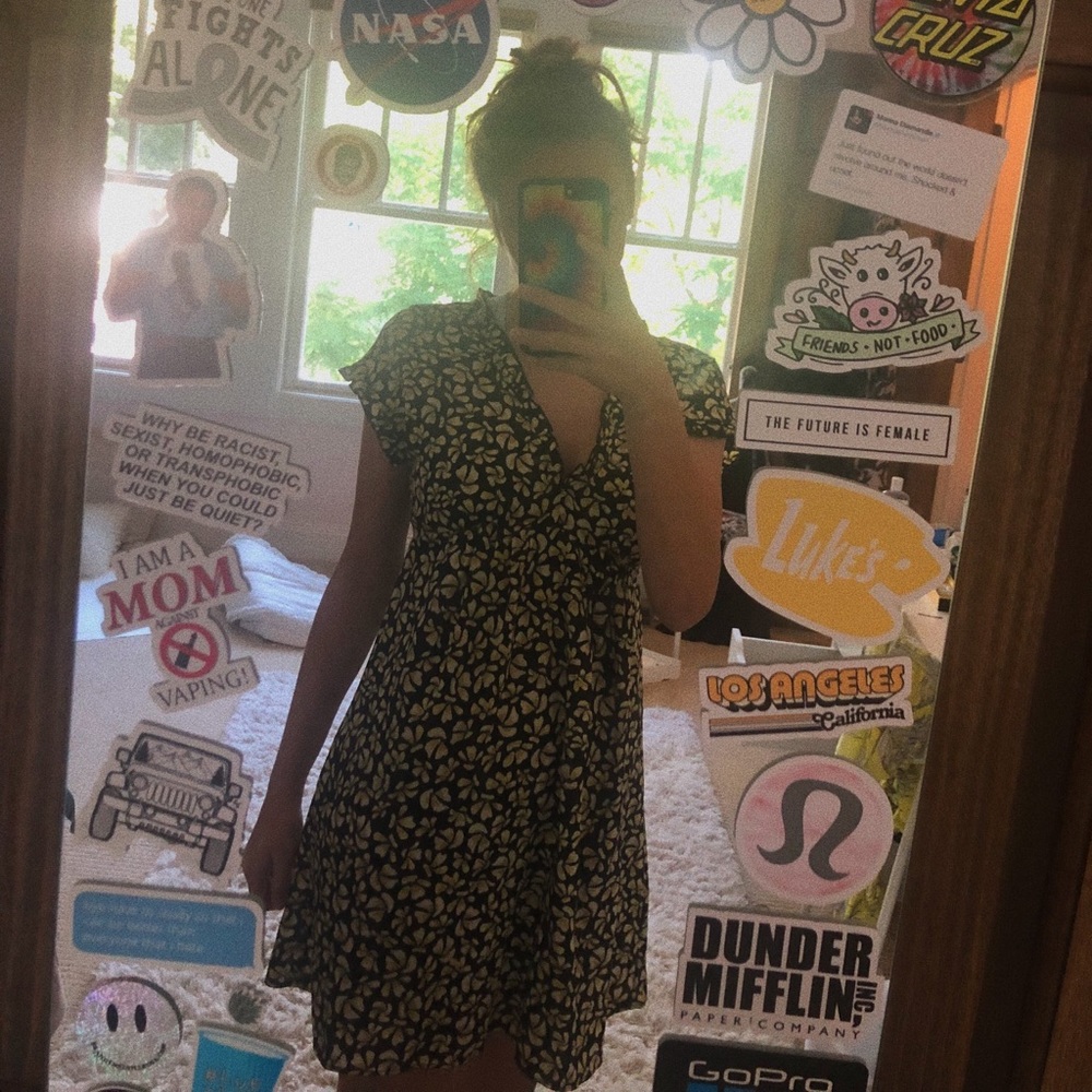 zara basics dress